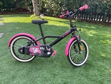 bicicletta bambina 16” nera/rosa