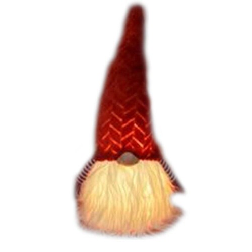Gnomo elfo babbo natale rosso