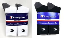 Champion Calze Uomo Crew ad Alte Prestazioni, 8 Paia, Scarpe Vestibili Taglia 6-12