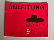 Leica M4-2 istruzioni /