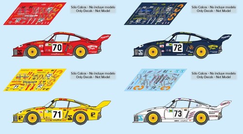 Decals porsche 935 mans - decals,