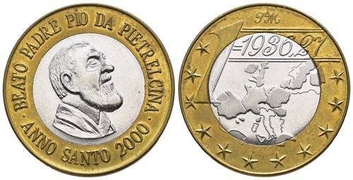 Vaticano euro 2000 padre - vaticano,