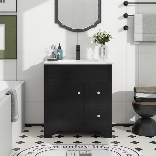 Mobiletto portaoggetti lavabo