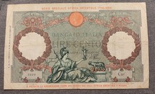100 LIRE AFRICA ORIENTALE ITALIANA 14/01/1939 BB