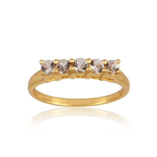 Anello topazio bianco - topazio,