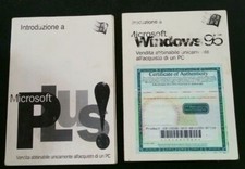 *** AAA AFFFARE - Licenza Windows 95 e Plus originale  + REGALO CD inst. ***