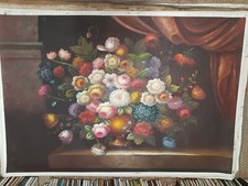 DIPINTO FIORI 120X180  CM ALTA