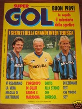 SUPERGOL 1989/1 MICHEL PLATINI ALTOBELLI BORDEAUX REAL 