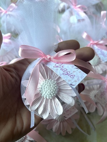 Segnaposto margherite rosa - 15,