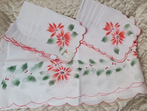 Poinsetta vintage dipinta a - vintage,,