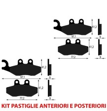 KIT PASTIGLIE FRENO ANTERIORI