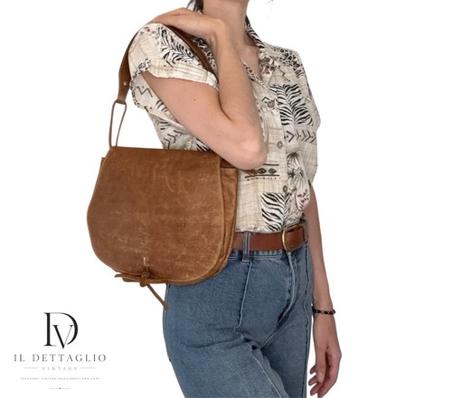 Borsa vera pelle - , vintage
