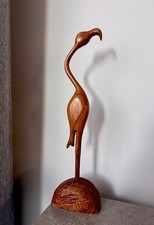 Statuina in legno vintage