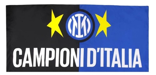 Inter bandiera due stelle - due,