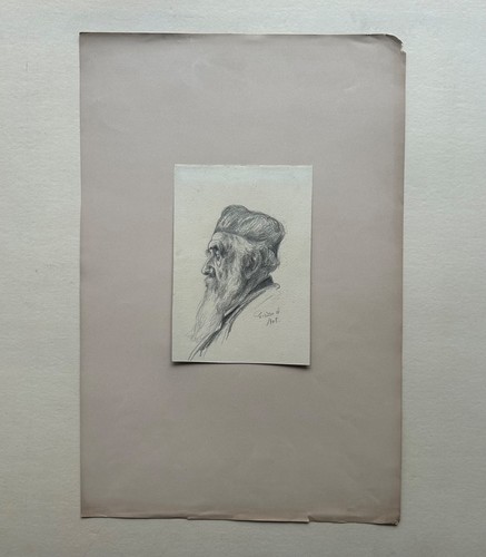 Disegno ritratto uomo con - ritratto,