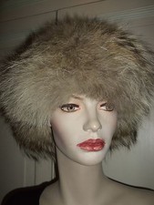 CAPPELLO COLBACCO COYOTE HAT HUT PELLICCIA FUR FOX VOLPE FUCHS 58/59 UNISEX UOMO