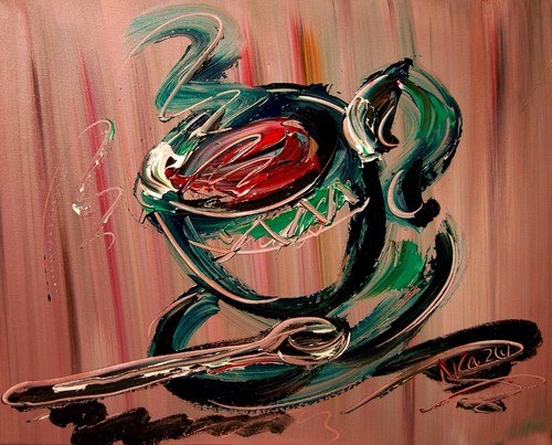 Arte del caffè quadro - del,