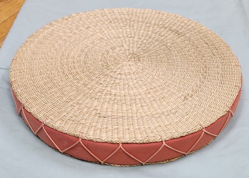 Pouf terra vintage metà - vintage,