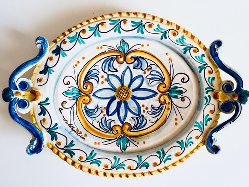 Centrotavola ovale ceramiche - ovale,