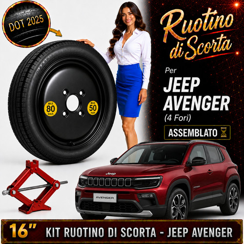 Ruotino scorta jeep - ruotino,