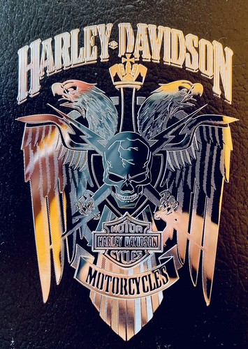 Metallic sticker harley - metallic,
