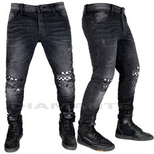 Jeans uomo denim nero - denim,