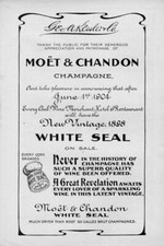 MOET CHANDON CHAMPAGNE NEW