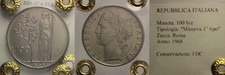 DN - Rep. Italiana - tutte le 100 lire 1968 al 2001 FDC PERIZIATE