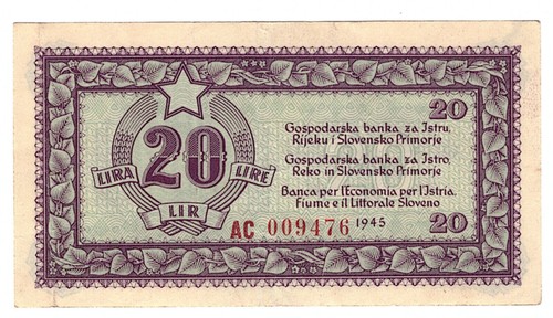 379 lire 1945 occupazione - -379-, 20