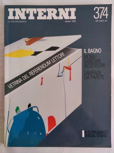 Interni 374 1987 progetto - 1987,