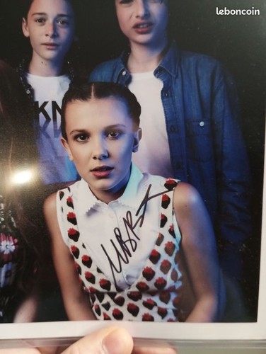 Autographe millie bobby - autographe, de