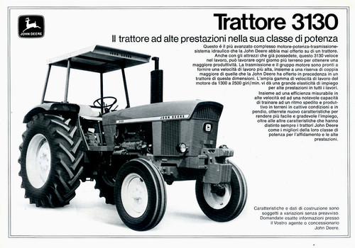 John deere trattore - :trattore, 3130