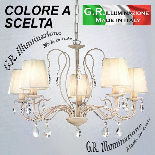 Lampadario ferro battuto - in,