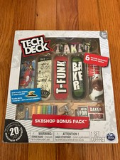 Tech Deck Baker Skateboards Sk8shop Bonus Pack Brand New Spinmaster