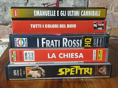 Lotto vhs italian horror - vhs,