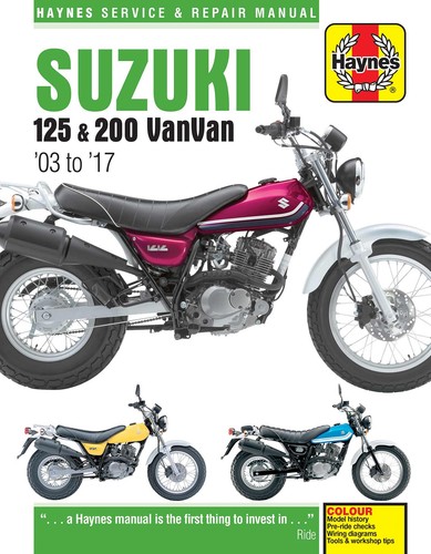 Suzuki rv125 200 vanvan - suzuki, rv125/200