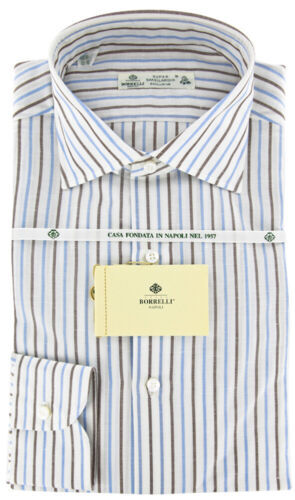 Camicia striata marrone luigi - camicia,