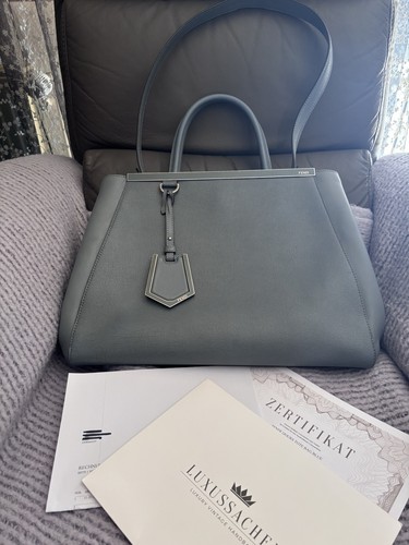 Borsa fendi 2jours blu - borsa,