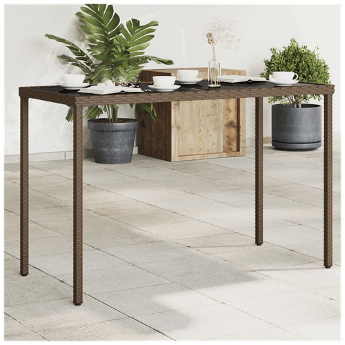 Tavolo giardino marrone - marrone, pe