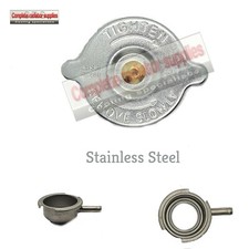Acciaio Inox 56 MM Tappo Radiatore collo E 6.8kg Pressione Tappo