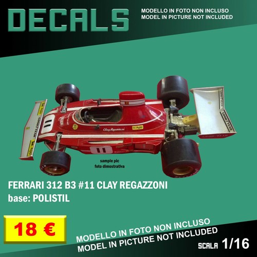 Decals repro ferrari 312 - decals,