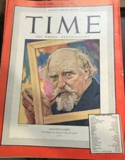 Rivista:TIME Atlantic Overseas Edition AUGUSTUS JOHN - 31 May 1948