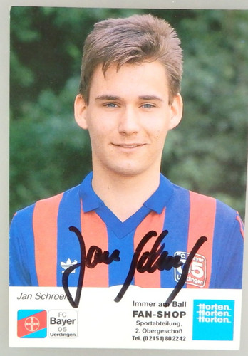 Autografo calciatore tedesco