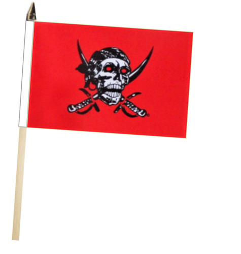Grande bandiera rossa pirata - , a