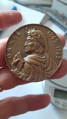 Medaglia dante alighieri - medaglia,