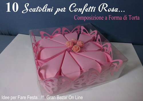 Portaconfetti scatolo box - portaconfetti,