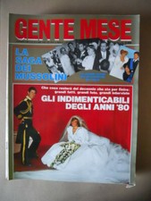 GENTE MESE n�12 1989 Numero Speciale la saga dei Mussolini - Anni 80  [G66B]