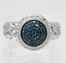 QVC Blue Affinity Diamond Ring