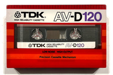 Tdk 120 audiocassetta - tdk, av-d