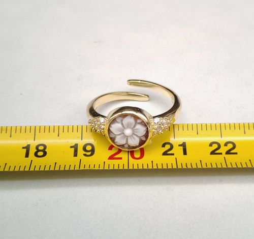 Anello donna piccolo cammeo